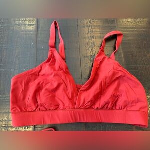 SKIMS Deep Red Bralette